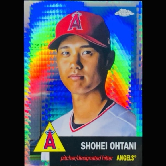 SOLD. SHOHEI OHTANI TOPPS SILVER HYPER PRISM BASEBALL CARD - LOS ANGELES DODGERS - Picture 3 of 6
